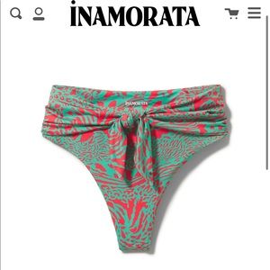 NWT Inamorata Hygeia Bottom in Seafoam Zebra Wave